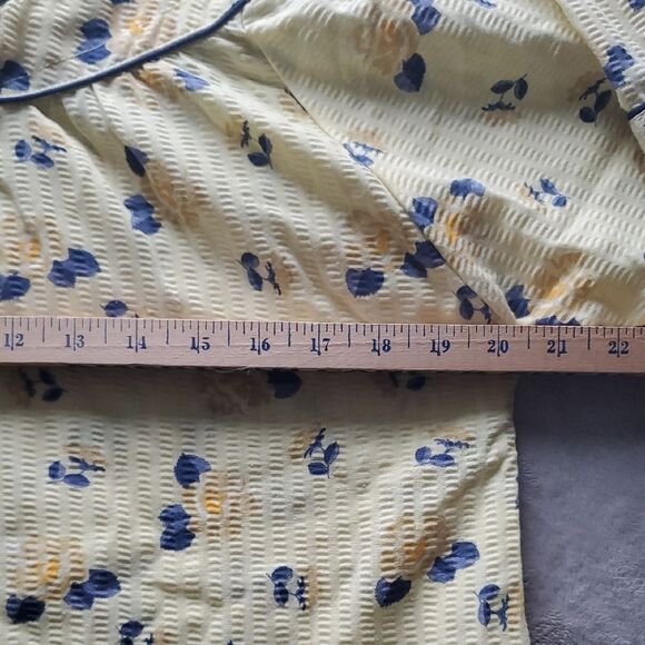 SINDRELLA | 3X ( MEDIUM ) WOMENS GIRLS | DUSTER BUTTON DOWN NIGHTGOWN in YELLOW - Picture 3 of 14